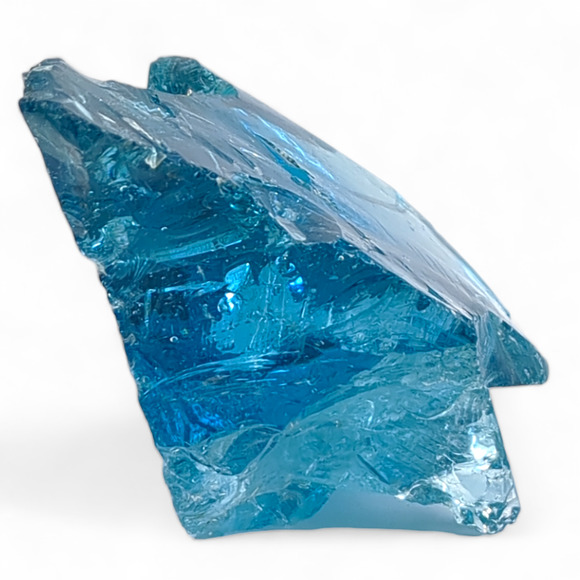 Fenton‎ Colonial Blue Glowing Manganese Art Glass Cullet #4GX13 - Picture 2 of 7